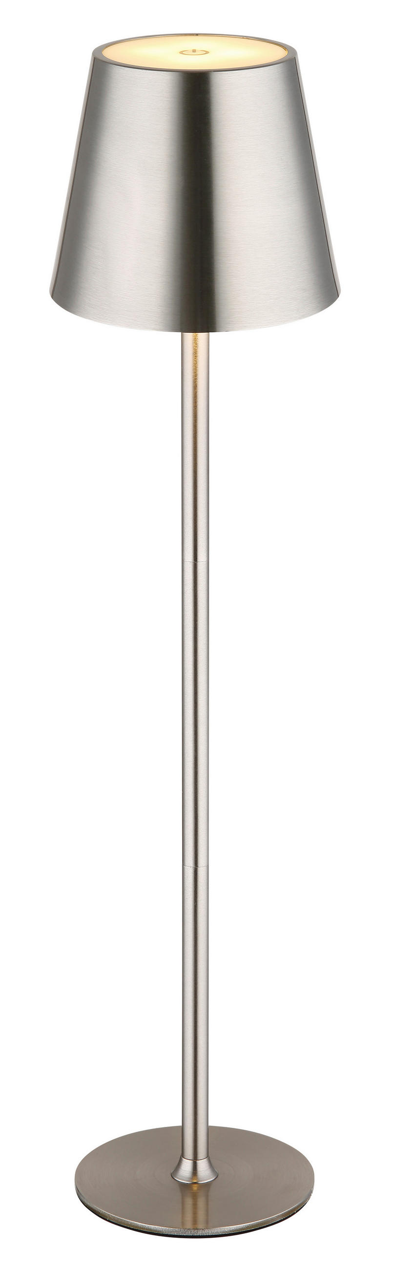 AKKU-TISCHLEUCHTE VANNIE 11,2/47 cm  - Schwarz/Weiß, Design, Kunststoff/Metall (11,2/47cm) - Globo