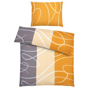 POVLEČENÍ - šedá/med, Konvenční, textil (140/200cm) - BOXXX