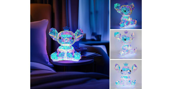 TISCHLEUCHTE - Transparent/Perlmutt, Trend, Kunststoff (21/27/30cm) - Novel