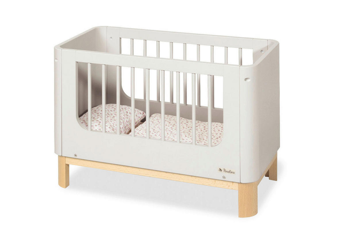 PUPPENBETT - Beige/Naturfarben, Basics, Holz (50/26/34cm) - Pinolino