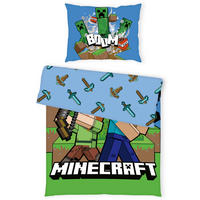 BETTWÄSCHE Minecraft Bettwäsche Renforcé 140/200 cm  - Multicolor, Basics, Textil (140/200cm) - Herding
