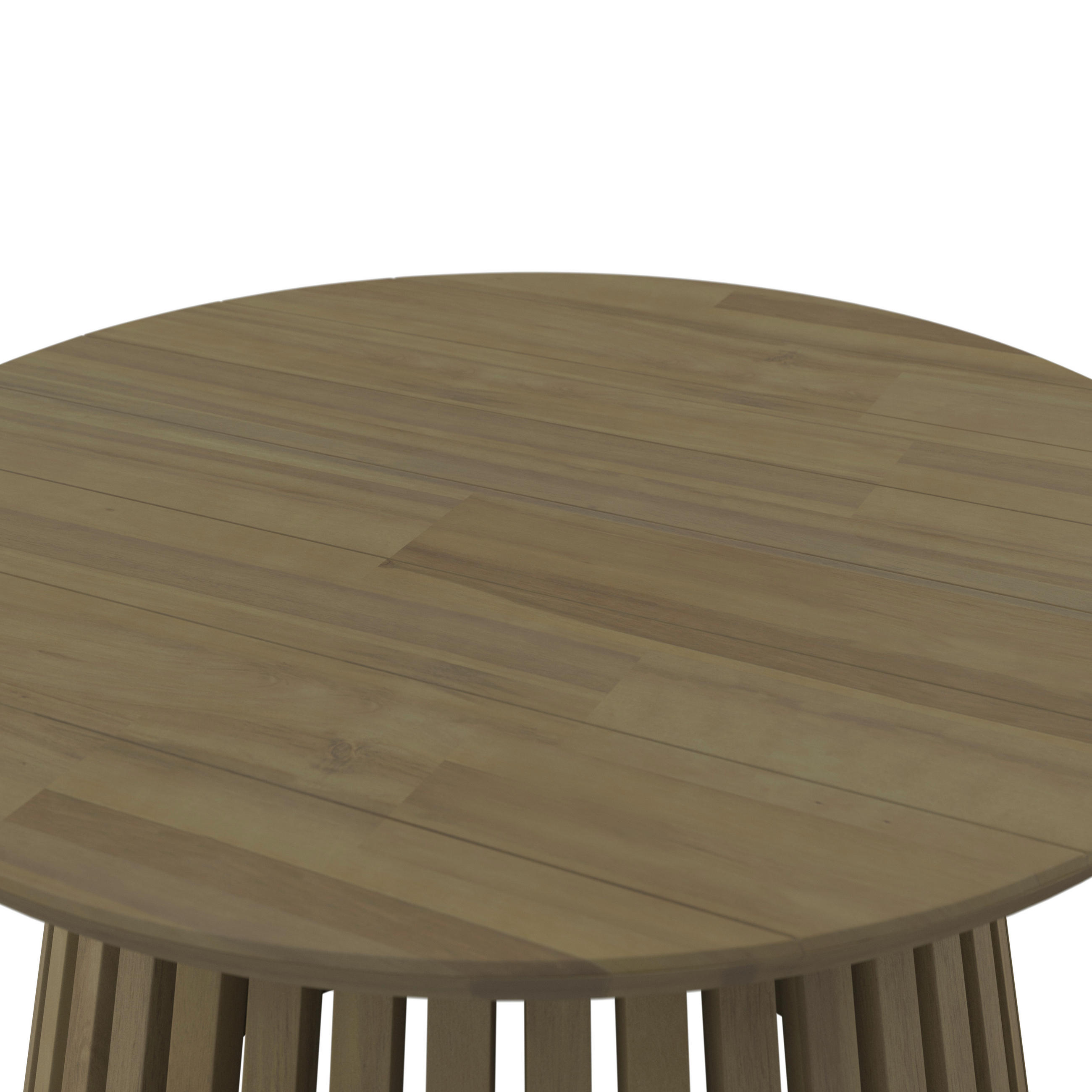 GARTENBEISTELLTISCH 80/80/40 cm Holz  - Akaziefarben, Natur, Holz (80/80/40cm) - Ambia Garden