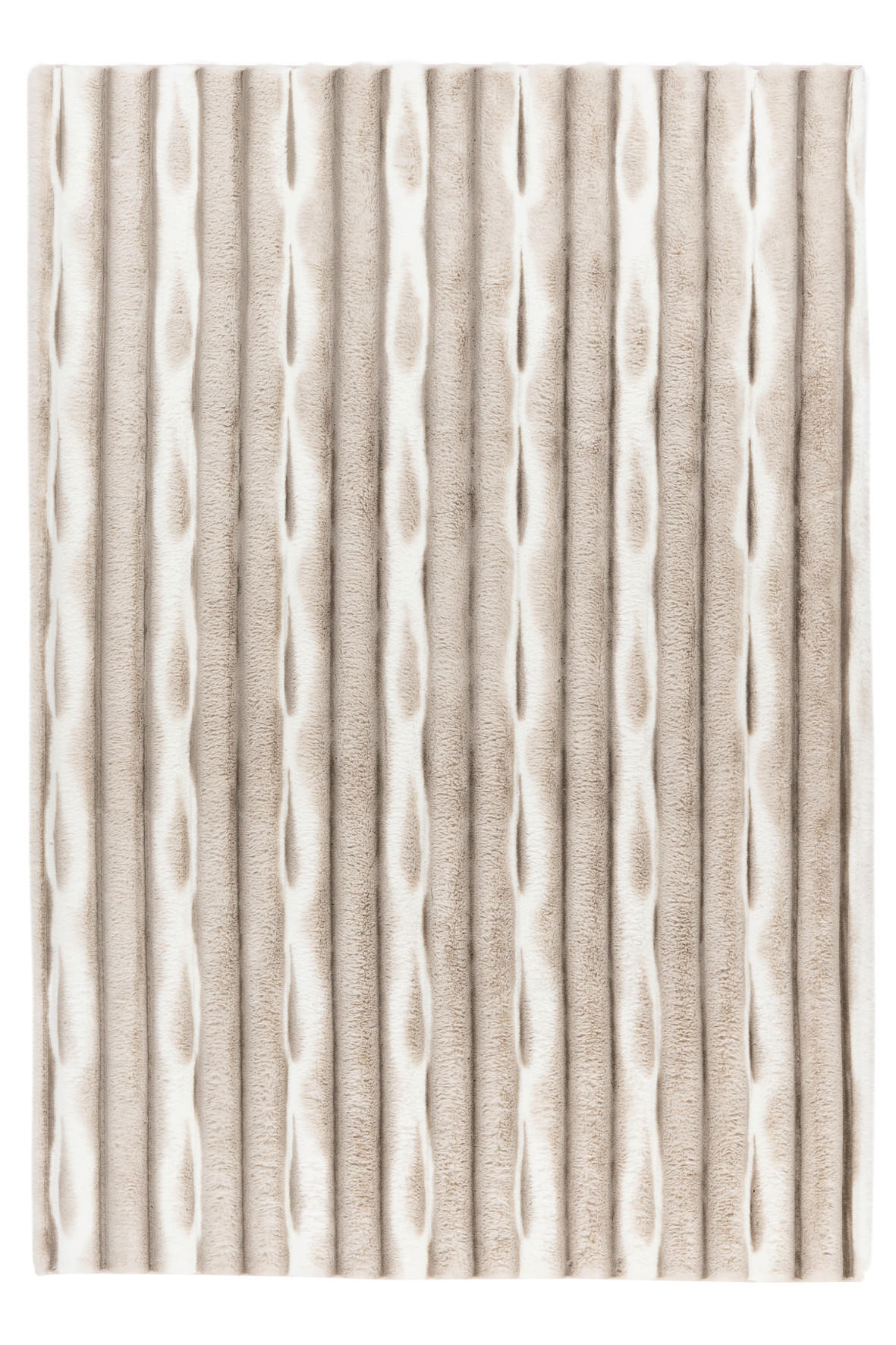 COVOR CU FIR LUNG  My Waves  - taupe, Basics, textil (60/100cm)