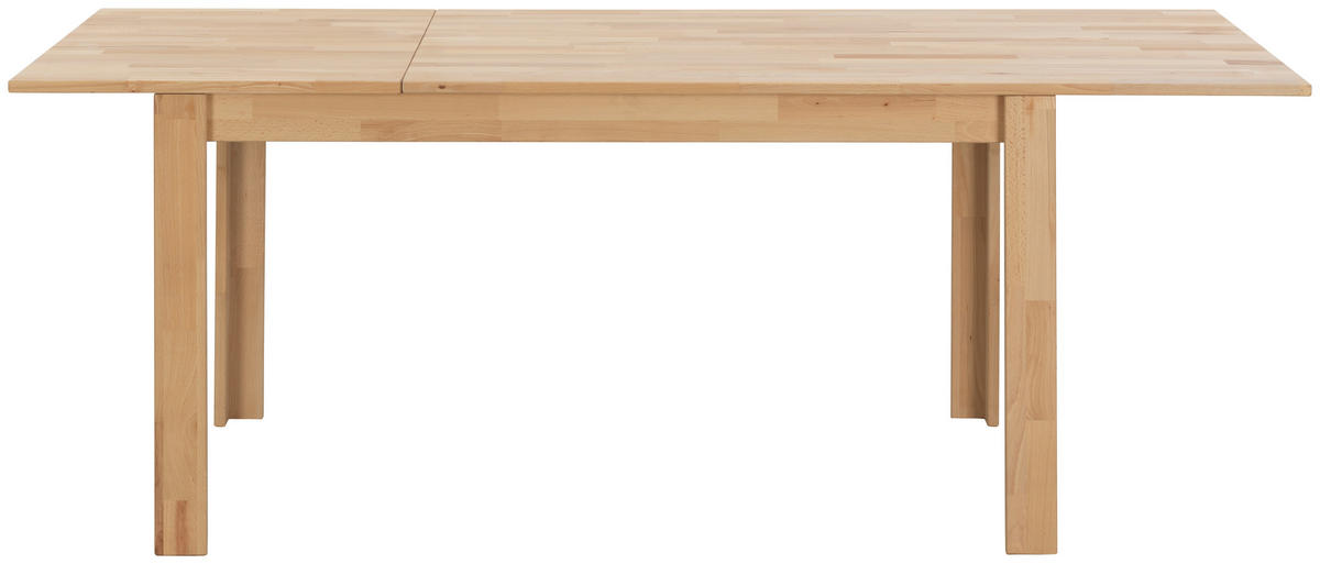 JÍDELNÍ STŮL, jádrový buk, 140-200/90/76 cm - jádrový buk, Natur, dřevo (140-200/90/76cm) - Livetastic