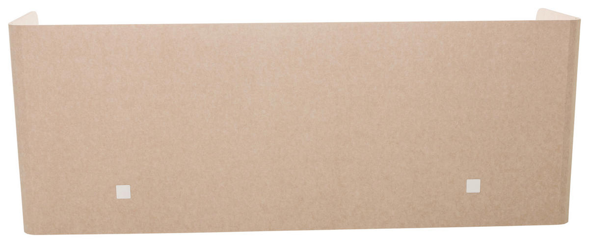 MELLANVÄGG  i metall, plast, textil  beige  - beige, Basics, metall/textil (160/40/2cm) - MID.YOU