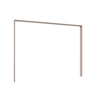 DÍSZKERET - bézs/szürke, Modern, faalapú anyag (228/213/12cm) - Hom`in