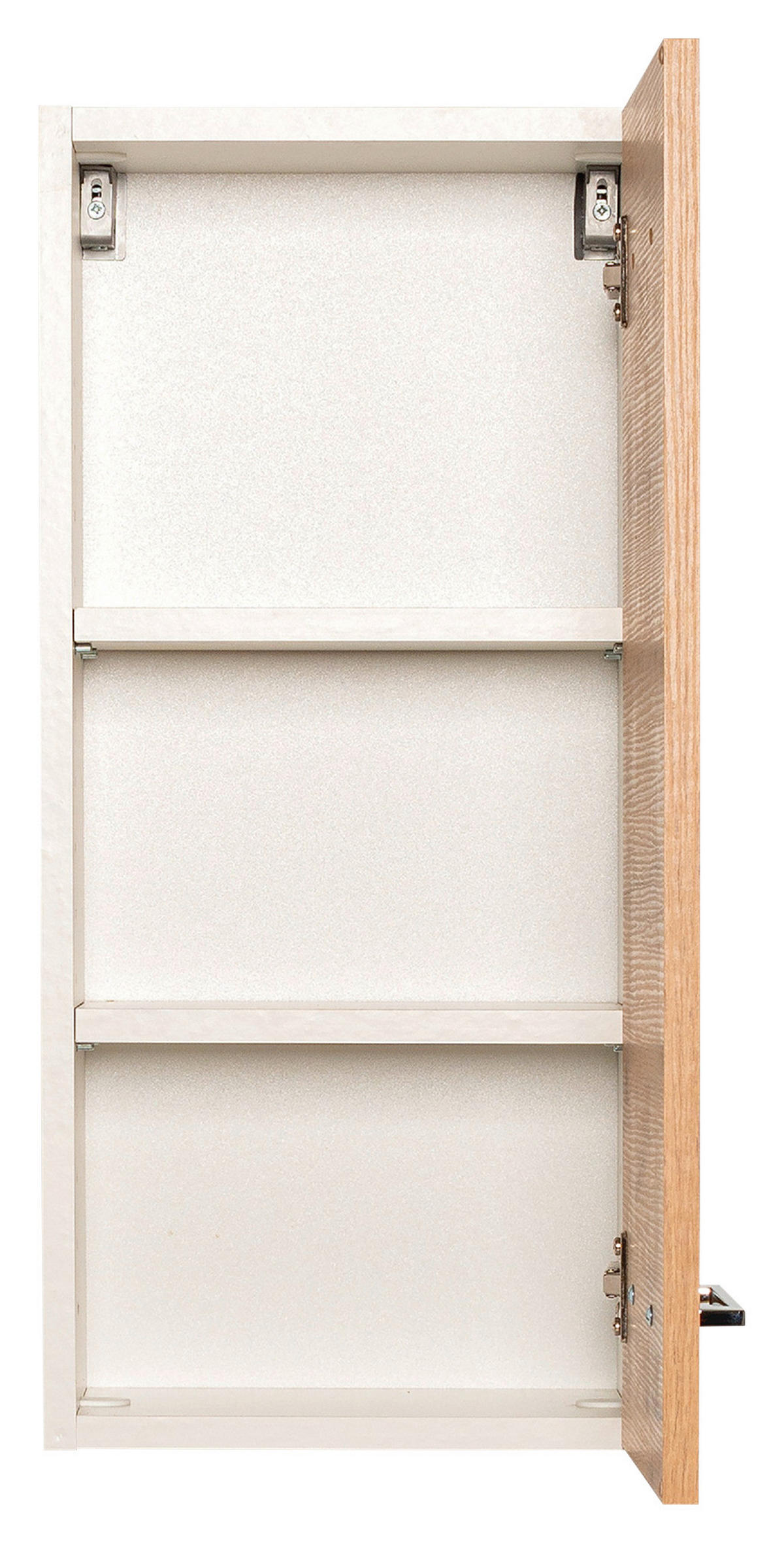 HÄNGESCHRANK 30/64/20 cm  - Chromfarben/Eiche Wotan, MODERN, Holzwerkstoff/Metall (30/64/20cm) - Held