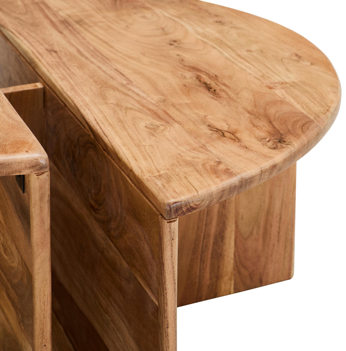 KONFERENČNÝ STOLÍK, farba akácie, drevo, 80/40/80 cm - farba akácie, Konventionell, drevo (80/40/80cm) - Livetastic