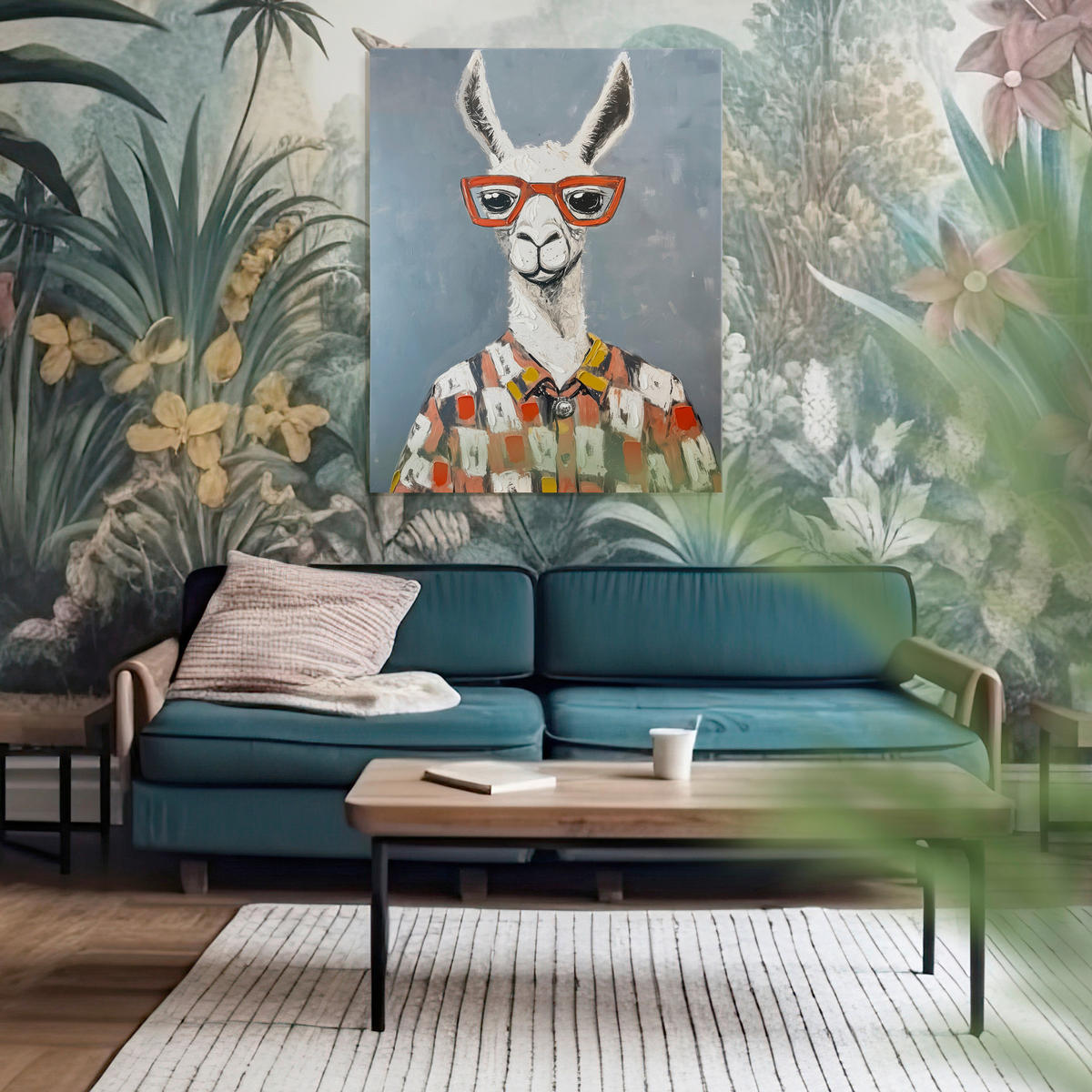 LEINWANDBILD Tiere 70/100 cm  - Multicolor, Basics, Holz/Textil (70/100cm)