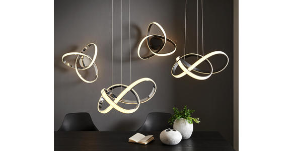 LED-DECKENLEUCHTE - Schwarz, Design, Kunststoff/Metall (30/15/29cm) - Ambiente