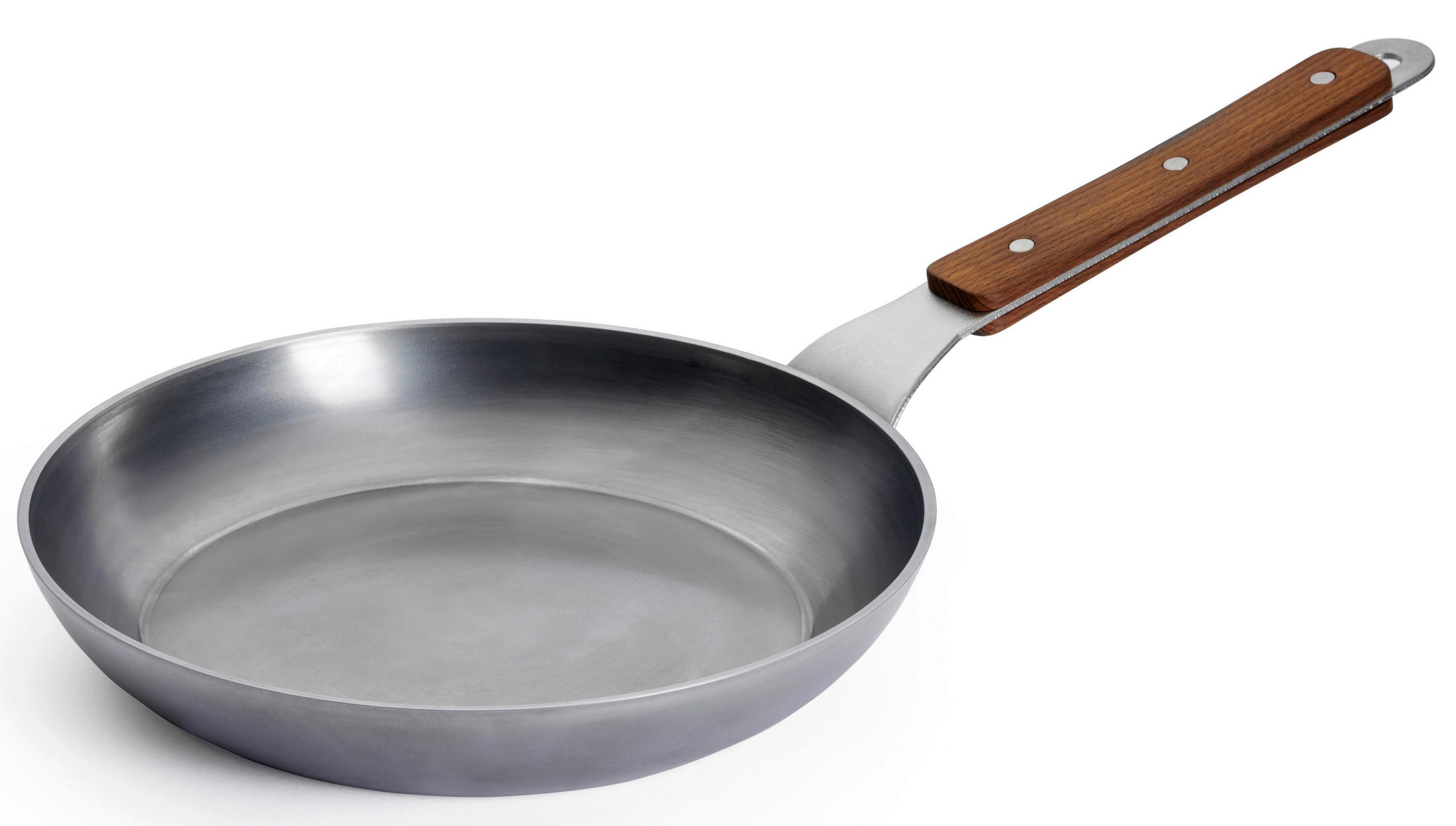 PÁNEV NA SMAŽENÍ  24 cm  - barvy stříbra, Basics, kov (24cm) - WOLL