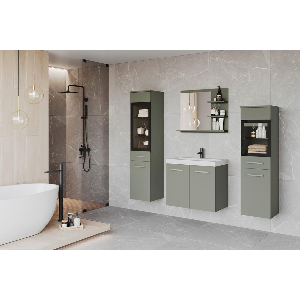 Badezimmer Madrit-set 5-tlg Grün B: 120,4 Cm