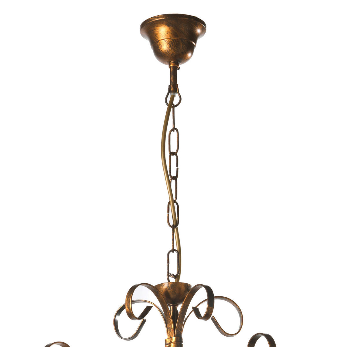 KRONLEUCHTER 4623 ODINO 65/65/100 cm   - Braun, KONVENTIONELL, Metall (65/65/100cm)