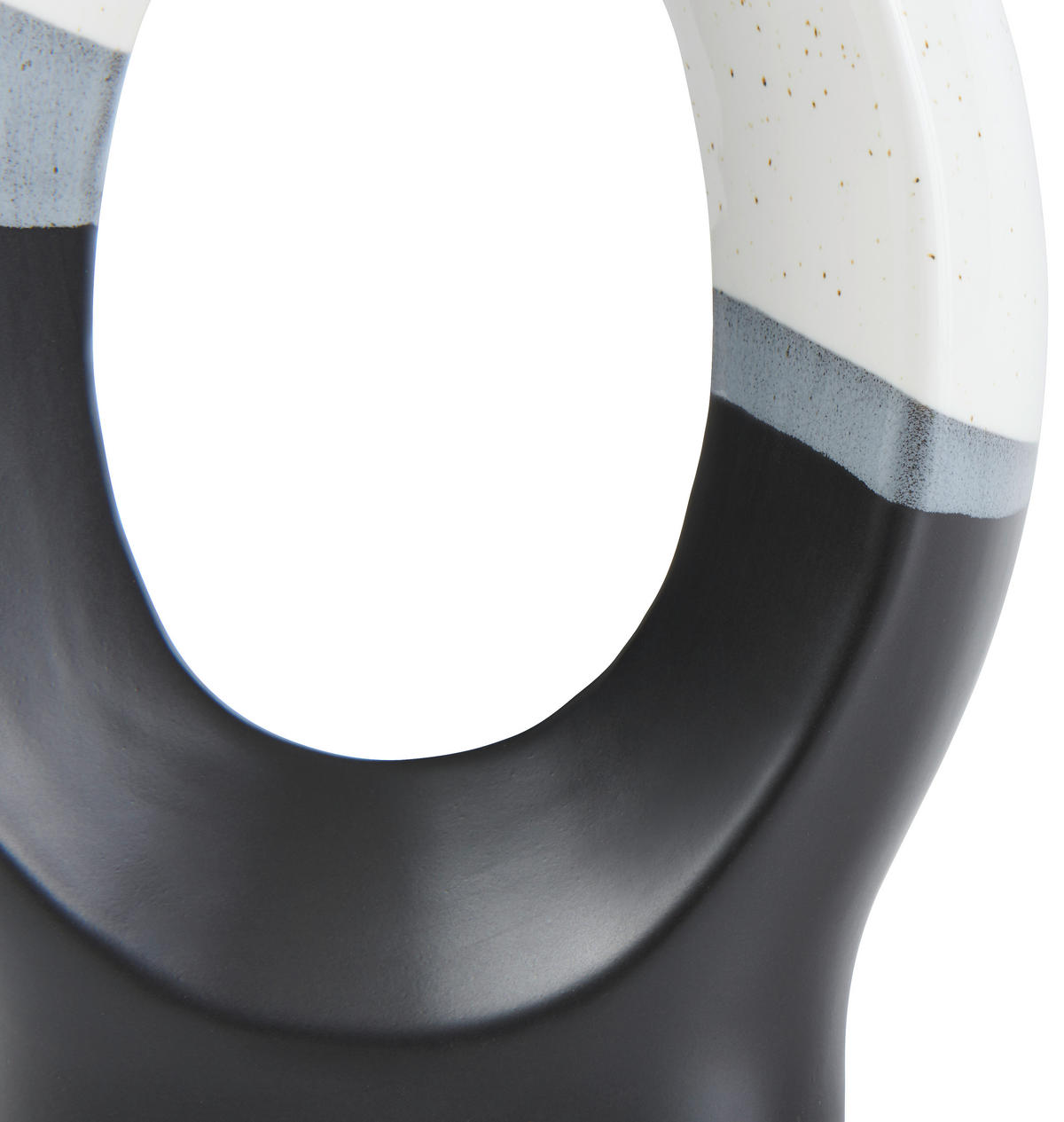 VAS 26 cm  - vit/svart, Basics, keramik (6/26/13cm)