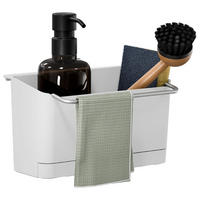 SPÜLORGANIZER   - Weiß, Basics, Kunststoff/Metall (20,5/12/13cm) - Tesa