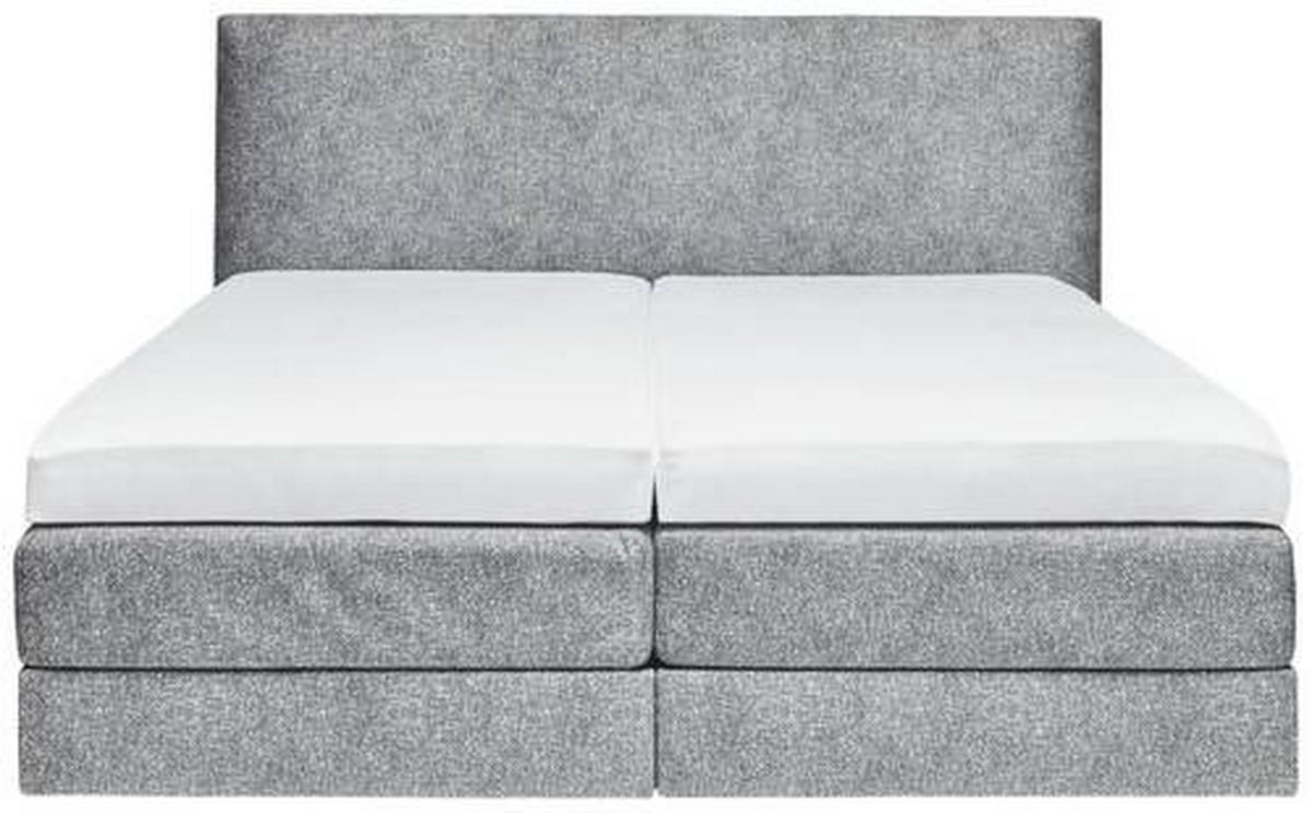 BOXSPRINGBETT 160/200 cm  in Grau  - Grau, KONVENTIONELL, Holz/Textil (160/200cm) - Dieter Knoll