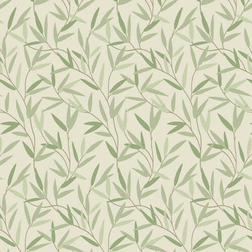 NON WOVEN-TAPET 52/1000 cm  - grön, Basics, papper/plast (52/1000cm)