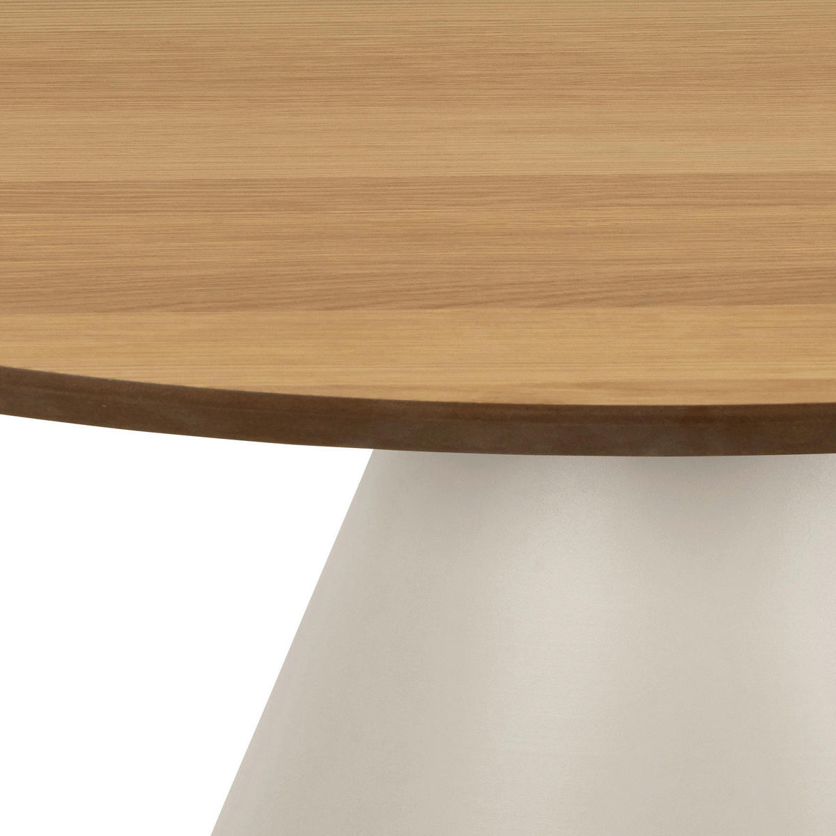 COUCHTISCH rund Grau, Eichefarben  - Eichefarben/Grau, Design, Holzwerkstoff/Metall (85/40cm)