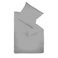 BETTWÄSCHE Satin 200/220 cm  - Grau, Basics, Textil (200/220cm) - Fleuresse