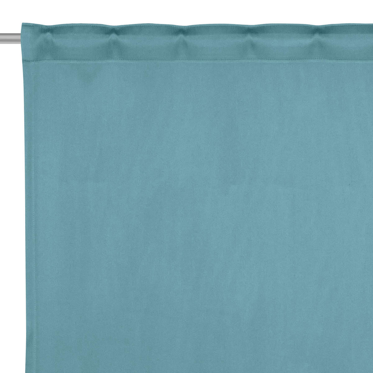 FERTIGVORHANG Verdunkelung  - Türkis, Basics, Textil (135/245cm) - Boxxx