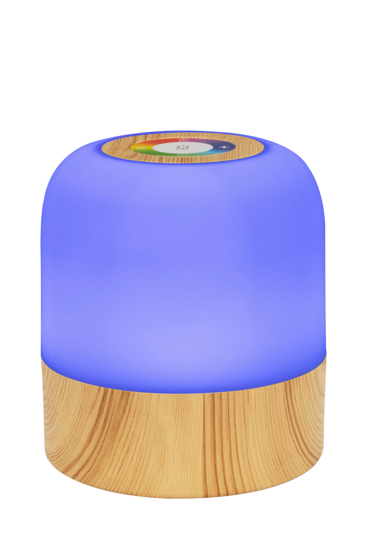 AKKU-TISCHLEUCHTE 7/8 cm   - Eschefarben/Weiß, LIFESTYLE, Kunststoff (7/8cm) - Novel