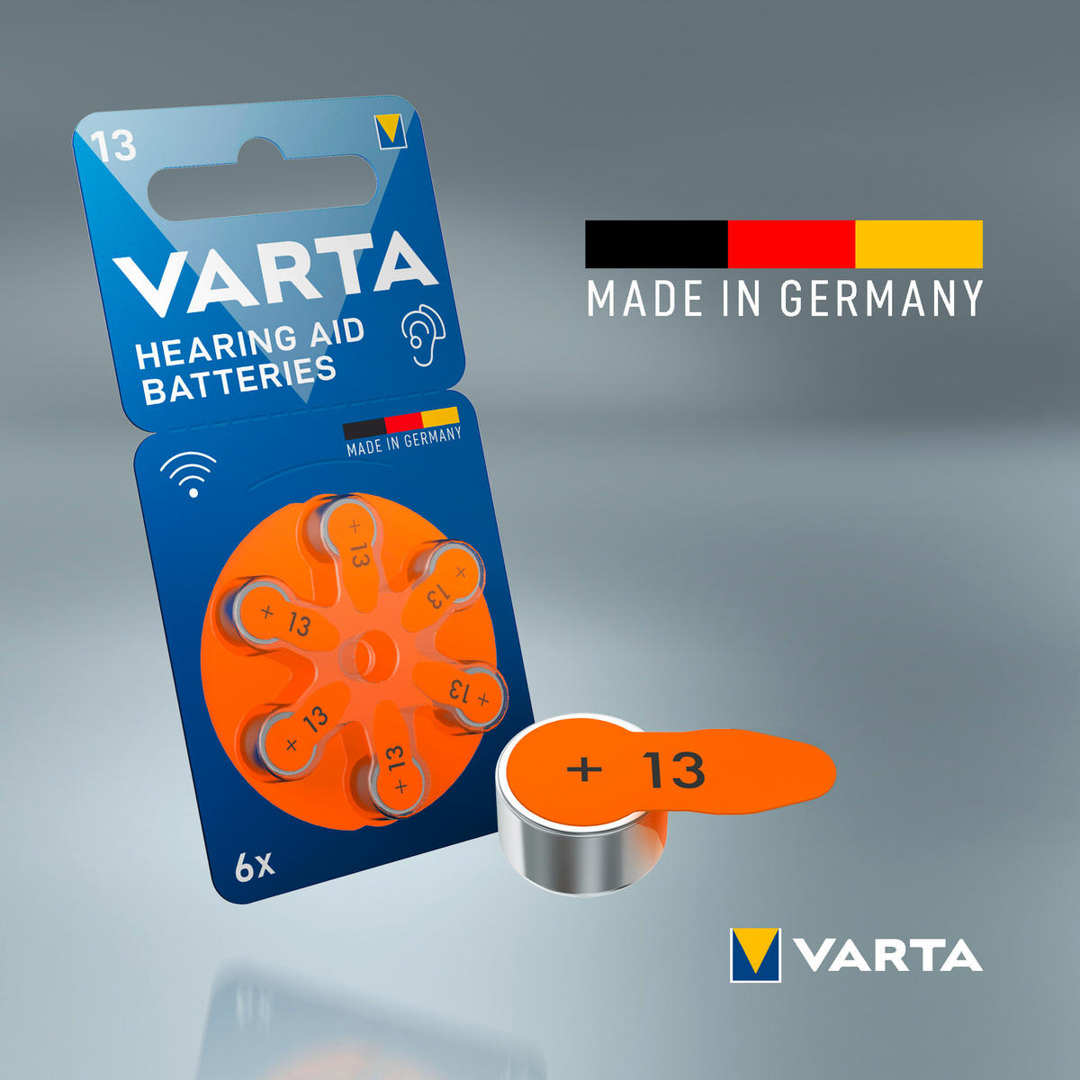 BATTERIE - Orange, Basics (4,8/9,4/0,66cm) - Varta