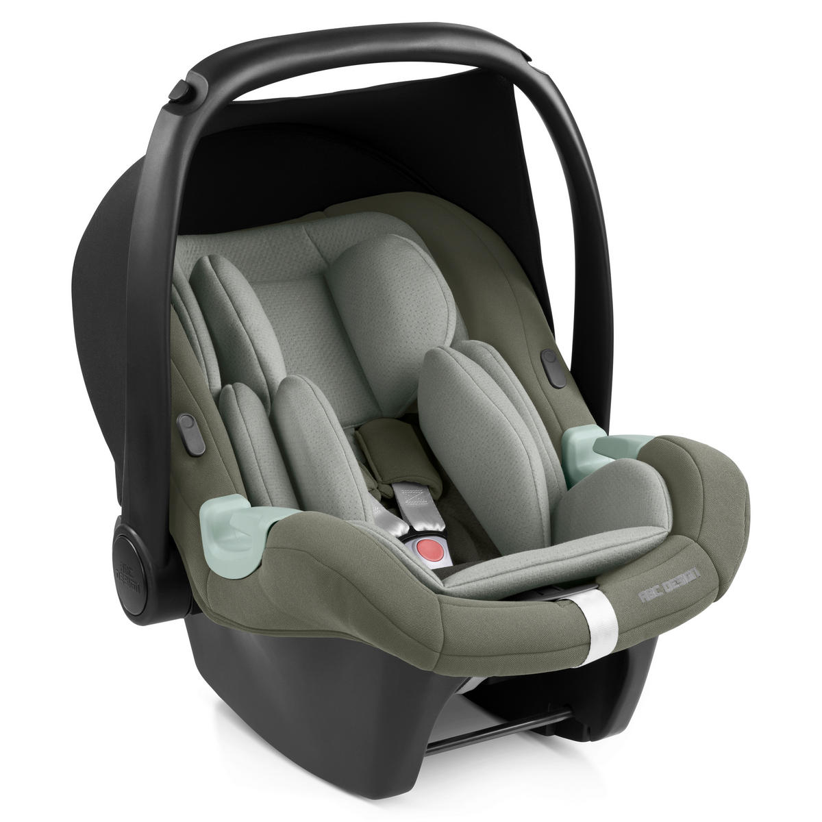 BABYSCHALE Tulip i-Size Sage   - Dunkelgrün/Salbeigrün, Basics, Textil (64/44/59cm) - ABC Design