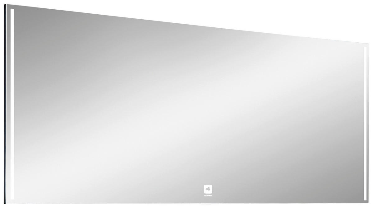 BADEZIMMERSPIEGEL 135/60/3,2 cm  - Transparent, Design, Glas/Holzwerkstoff (135/60/3,2cm) - Leonardo Living