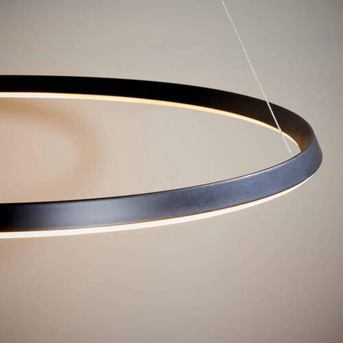 LED-HÄNGELEUCHTE 80/150 cm  - Chromfarben/Bronzefarben, Design, Kunststoff/Metall (80/150cm) - ENDON