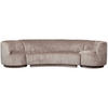 BIGSOFA Popular Chenille Taupe  - Taupe, Design, Textil (290/72/97cm) - Livetastic