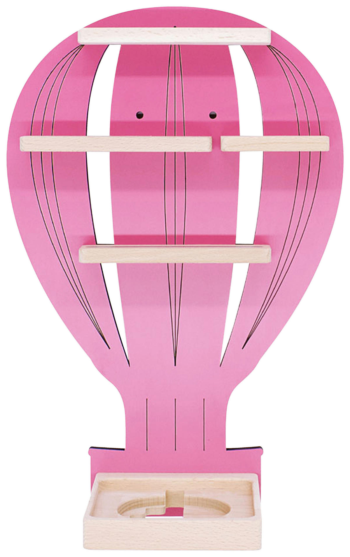 KINDERREGAL  - Rosa, Modern, Holzwerkstoff (30/48/19cm) - Livetastic