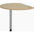 SCHREIBTISCHPLATTE 100/80/2,5 cm  in Ahornfarben  - Ahornfarben, KONVENTIONELL, Holzwerkstoff/Metall (100/80/2,5cm) - Venda