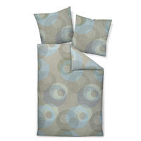 BETTWÄSCHE Biber 200/220 cm  - Salbeigrün, Design, Textil (200/220cm) - Janine