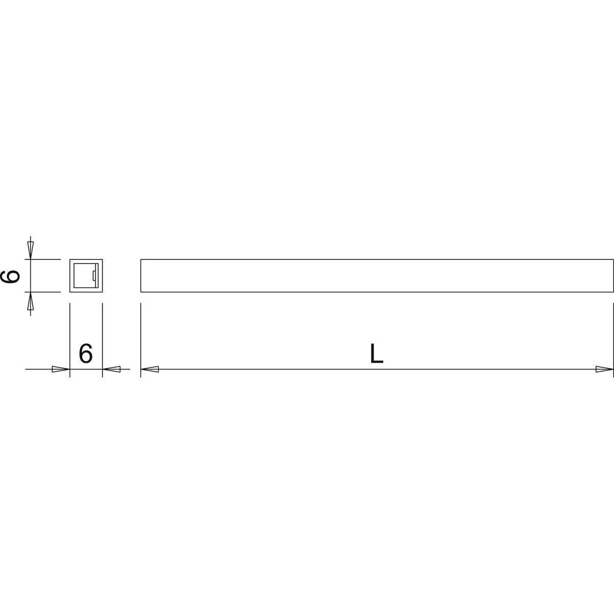 LICHTLEISTE - Weiß, Basics, Kunststoff (600cm) - HKT