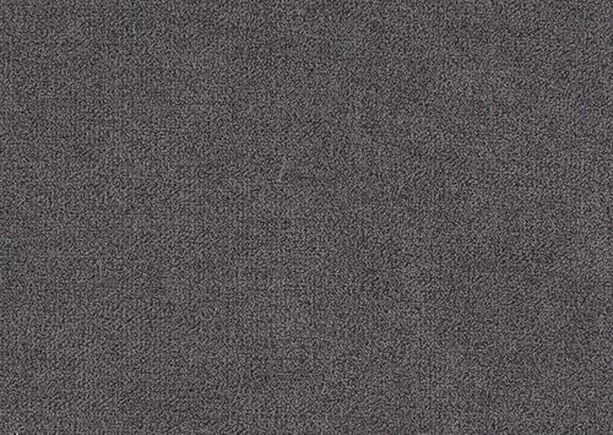 ECKSOFA Anthrazit Webstoff  - Anthrazit/Silberfarben, Design, Textil/Metall (295/201cm) - Hom`in