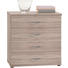 KOMMODE 60/70/30 cm - Eichefarben/Silberfarben, KONVENTIONELL, Holzwerkstoff/Kunststoff (60/70/30cm) - Carryhome KOMMODE 60/70/30 cm - Eichefarben/Silberfarben, KONVENTIONELL, Holzwerkstoff/Kunststoff (60/70/30cm) - Carryhome