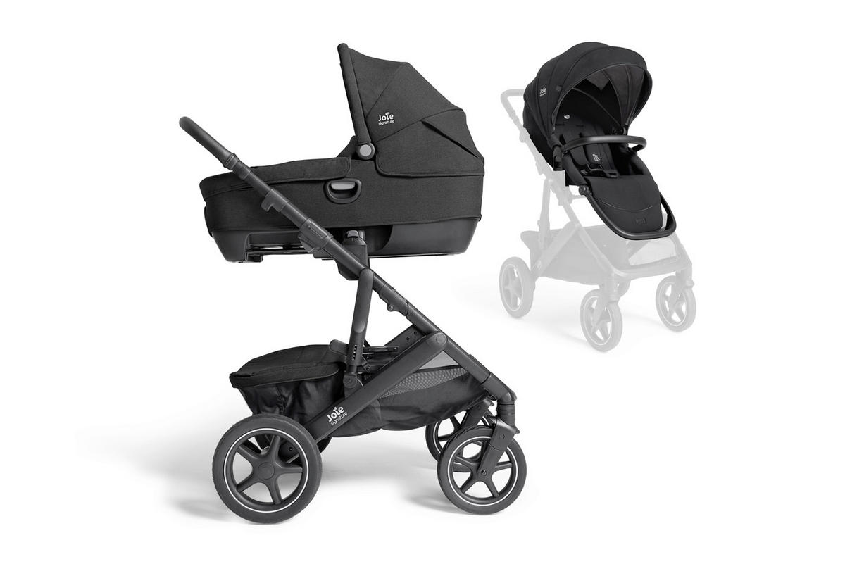 KOMBIKINDERWAGEN  Vinca inkl. Calmi  Eclipse  - Schwarz, Basics, Kunststoff (82/68/45cm) - JOIE SIGNATURE