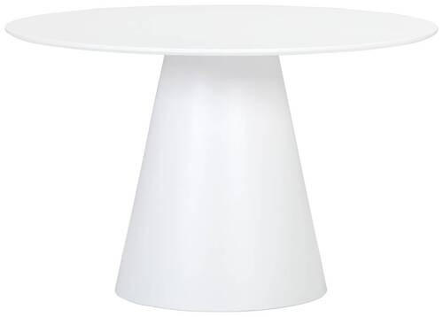 MASĂ din material pe bază de lemn 120/120/76 cm   - alb, Modern, material pe bază de lemn (120/120/76cm) - MID.YOU