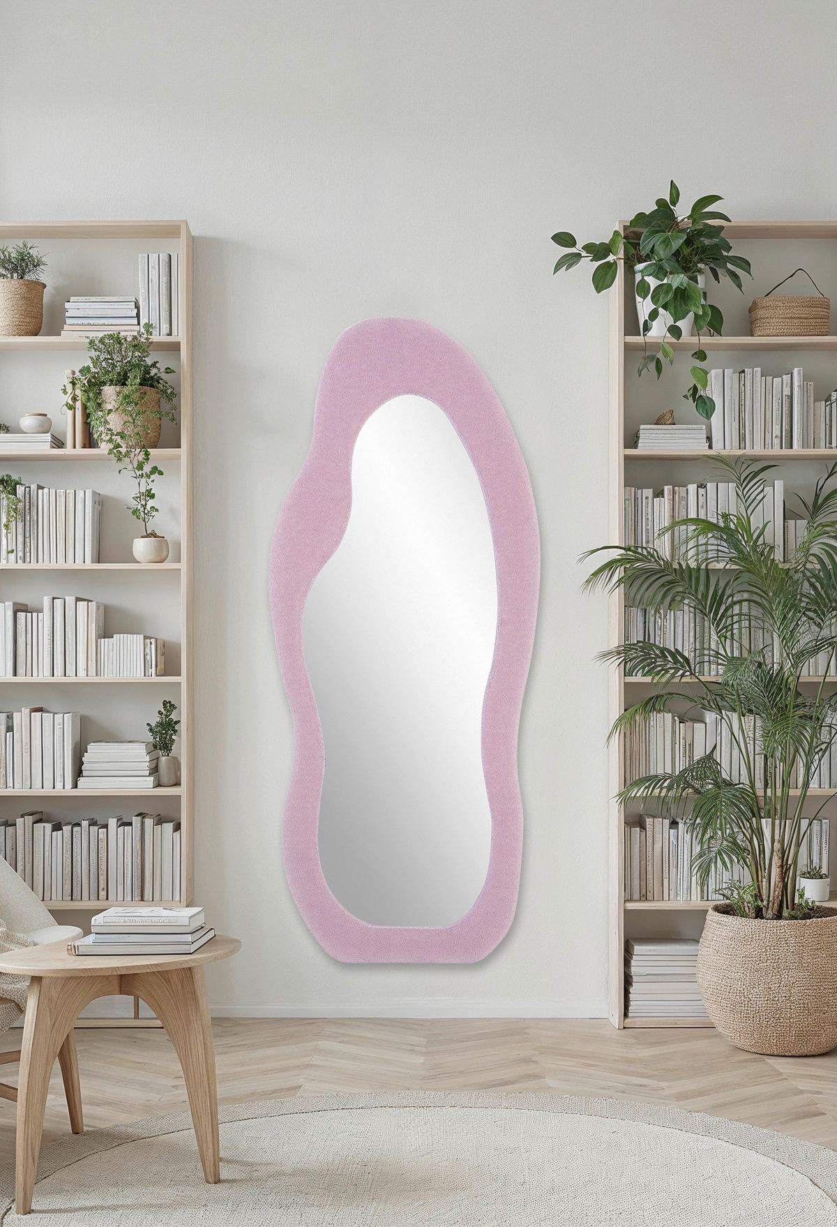 WANDSPIEGEL 72/170/3,5 cm    in Freiform  - Mauve, Design, Glas/Holzwerkstoff (72/170/3,5cm) - MID.YOU