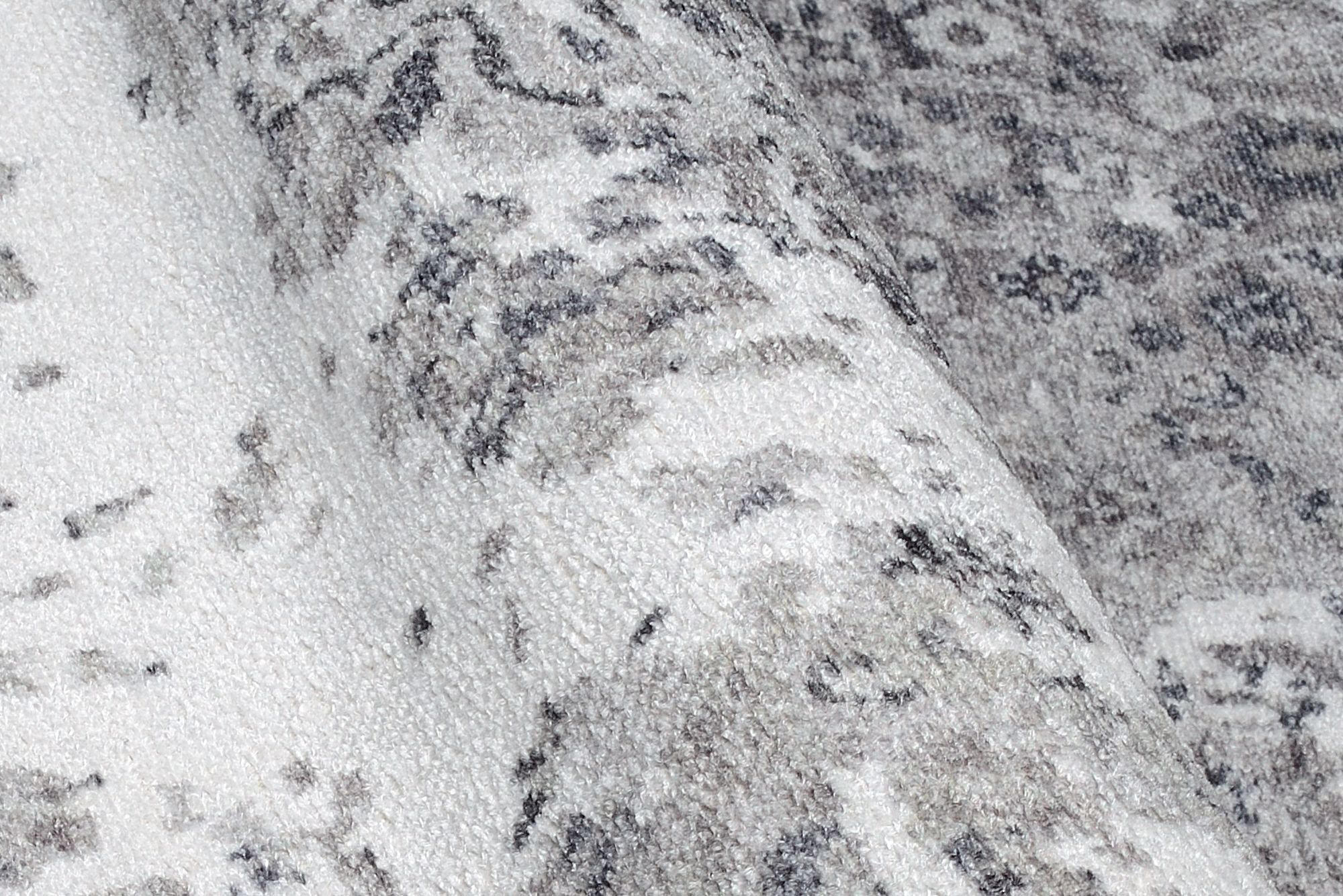 WEBTEPPICH  140/190 cm  Grau, Silberfarben   - Silberfarben/Grau, Design, Textil (140/190cm) - Novel