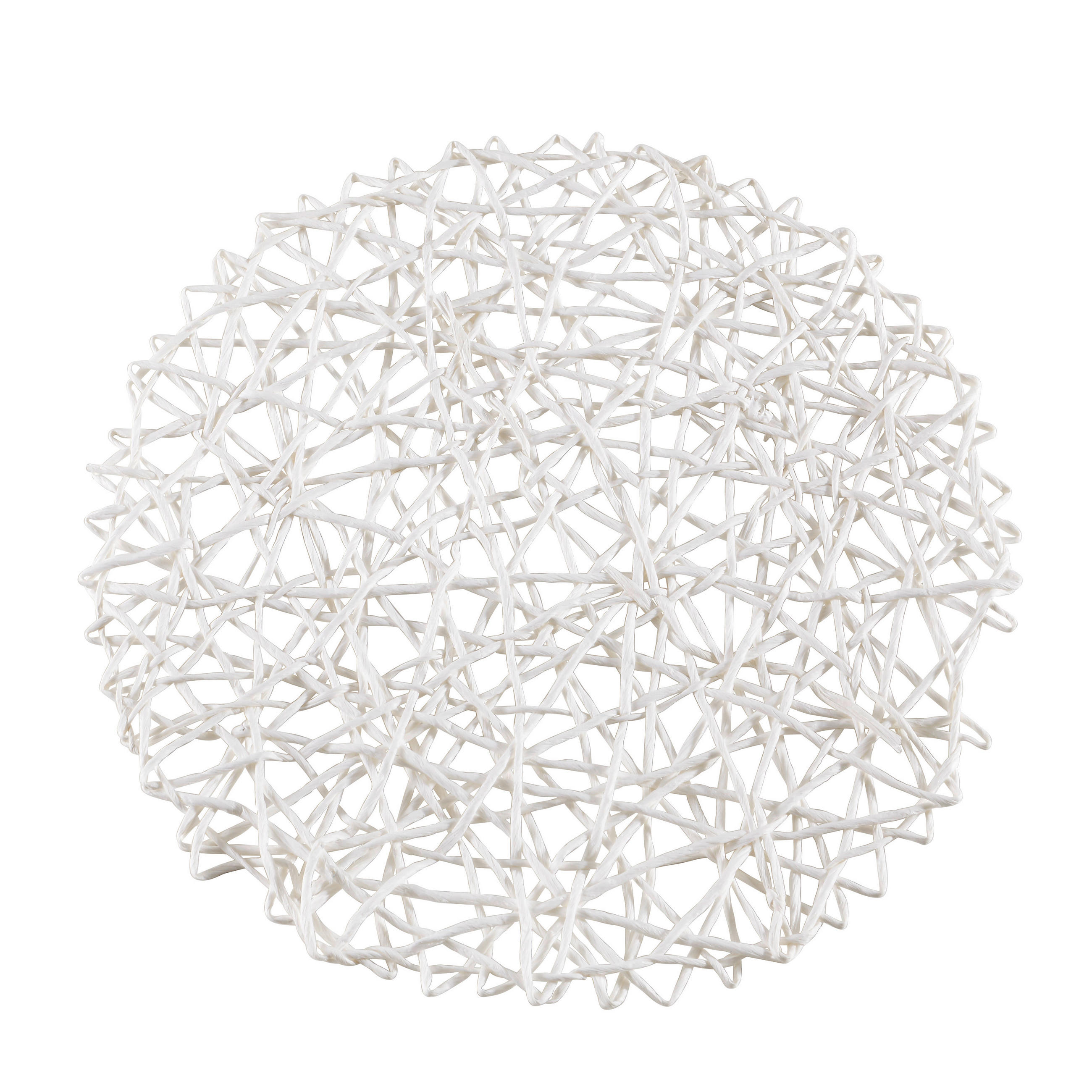 NAMIZNI POGRINJEK         bela  - bela, Konvencionalno, papir (38cm) - Ambia Home