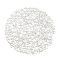 PODMETAČI ZA STOL bijela , papir   - bijela, Konvencionalno, papir (38cm) - Ambia Home