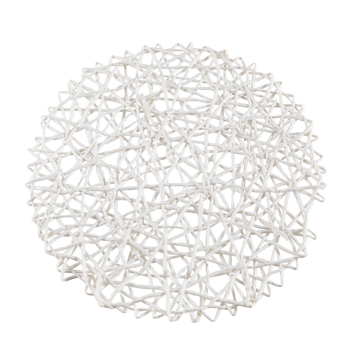 PODMETAČI ZA STOL bijela , papir   - bijela, Konvencionalno, papir (38cm) - Ambia Home