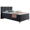 BOXBETT 120/200 cm  in Anthrazit  - Anthrazit/Alufarben, Konventionell, Kunststoff/Textil (120/200cm) - Carryhome