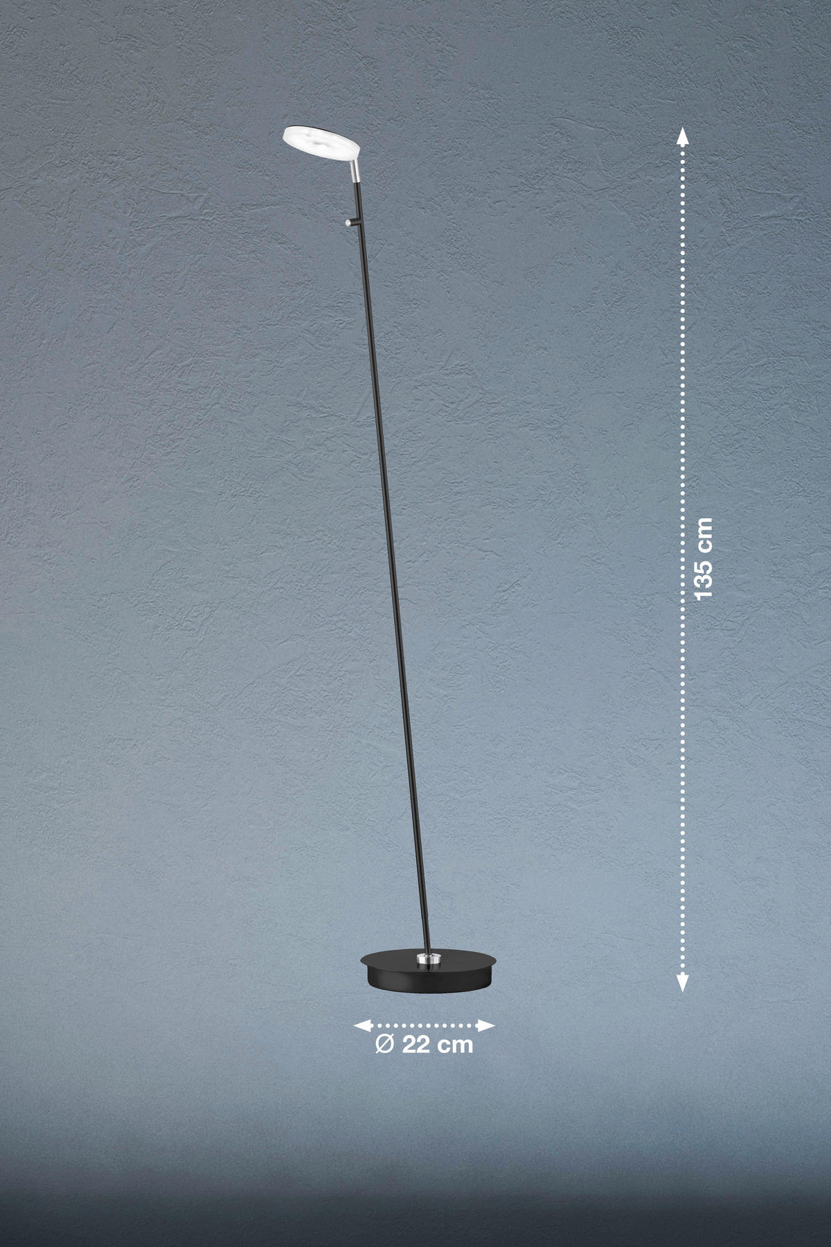 LED-GOLVLAMPA 22/135 cm    - Design (22/135cm) - Fischer & Honsel