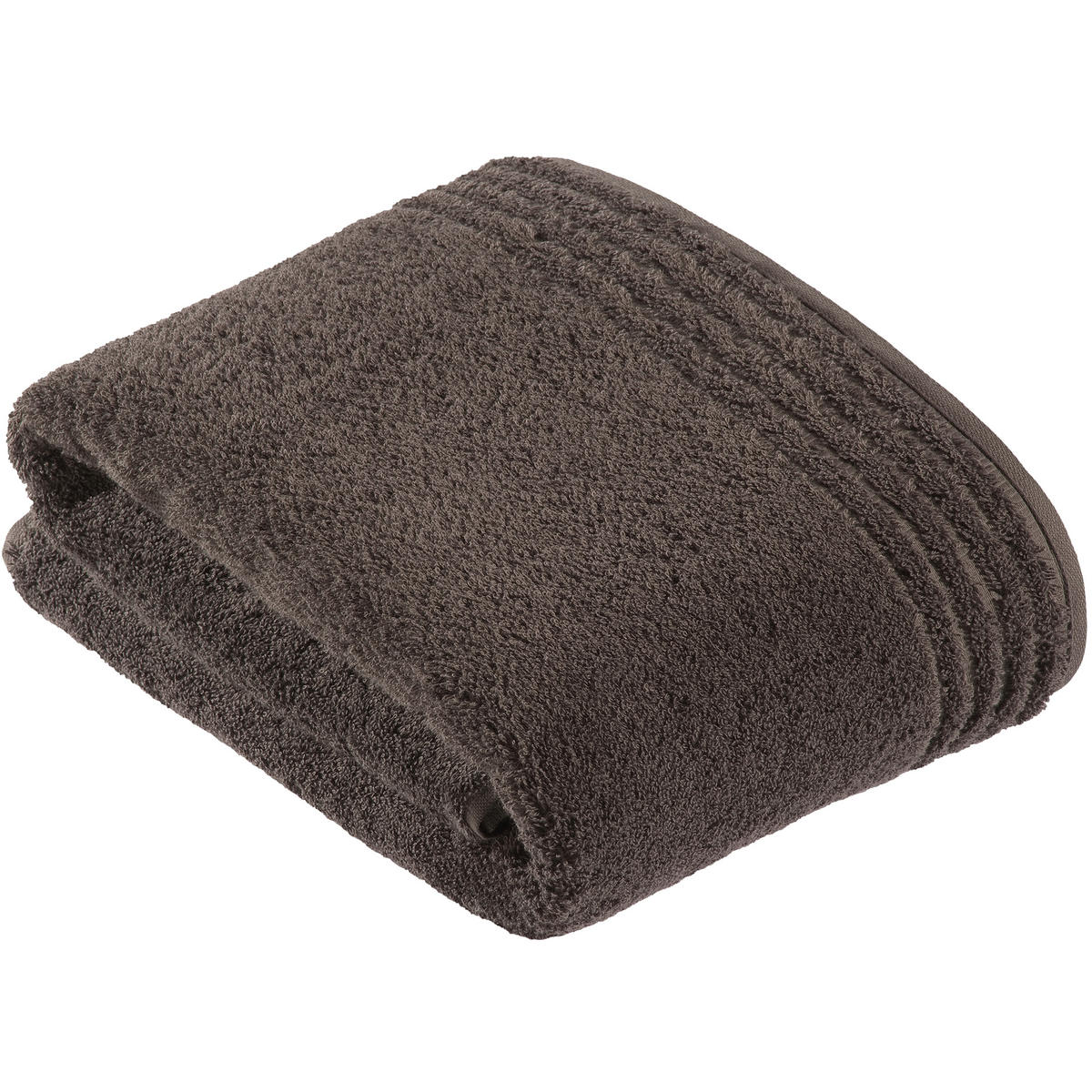 RUČNÍK DO KOUPELNY, 100/150 cm, šedá - šedá, Basics, textil (100/150cm) - Vossen