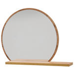 WANDSPIEGEL 65/56/17 cm  - Eichefarben, Design, Glas/Holzwerkstoff (65/56/17cm) - Xora