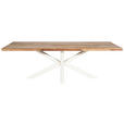 TISCHGESTELL in Metall 160/75/72 cm - Creme, Design, Metall (160/75/72cm) - Landscape