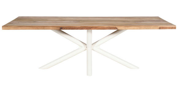 TISCHGESTELL in Metall 160/75/72 cm - Creme, Design, Metall (160/75/72cm) - Landscape