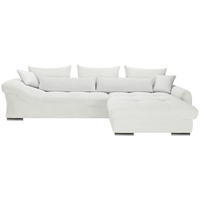 ECKSOFA Naturfarben Cord  - Chromfarben/Naturfarben, KONVENTIONELL, Textil/Metall (335/225cm) - Carryhome